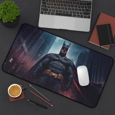 Dark Night Hero Desk Mat