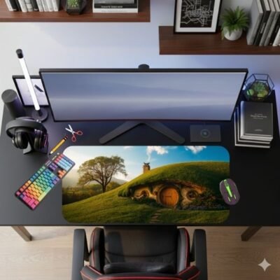 Hobbit House LED Mouse Pad XXL