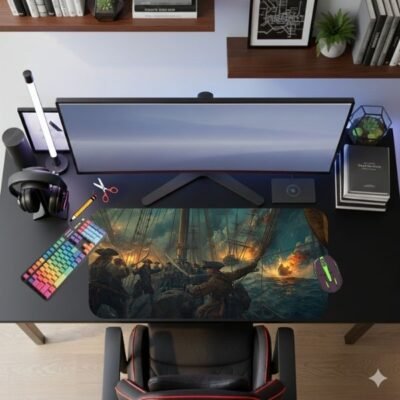 Caribbean Pirates LED Mouse Pad XXL