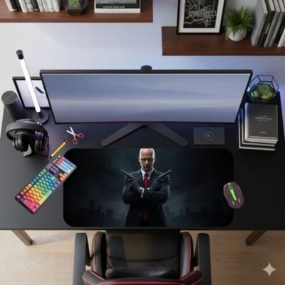 Agent 47 LED Mouse Pad XXL