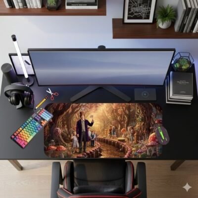 Charlie Chocolate LED Mouse Pad XXL