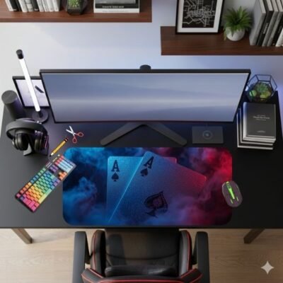 Poker Aces LED Mouse Pad XXL