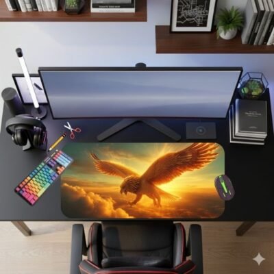 Mythic Griffin LED Mouse Pad XXL
