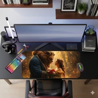 Beauty and the Beast Mouse Pad LED XXL